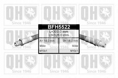 QUINTON HAZELL bfh5522 -  Тормозной шланг